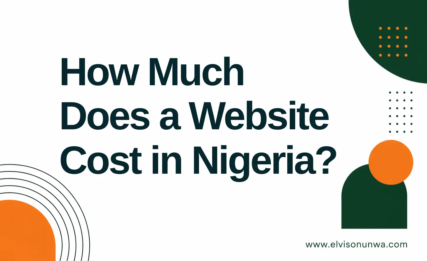  How Much Does a Website Cost in Nigeria? (The 3-Year Truth)