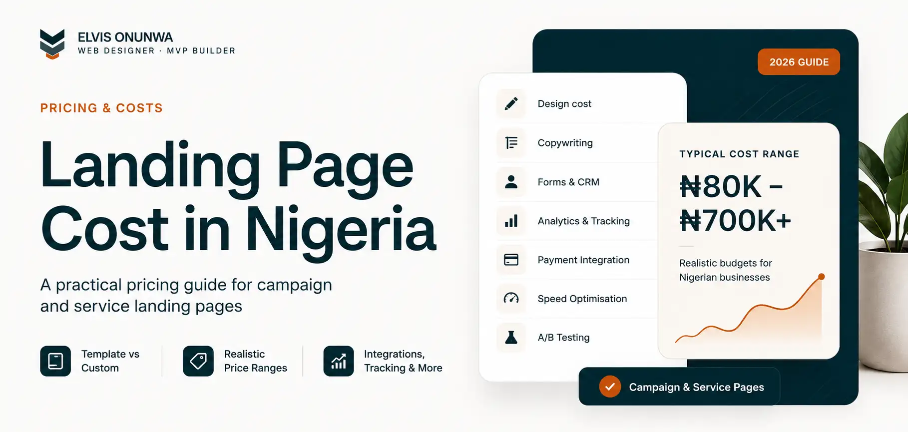 Landing Page Cost in Nigeria: 2026 Pricing Guide