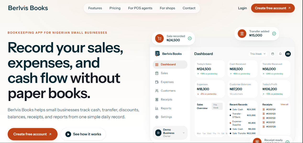 Berlvis Books project preview