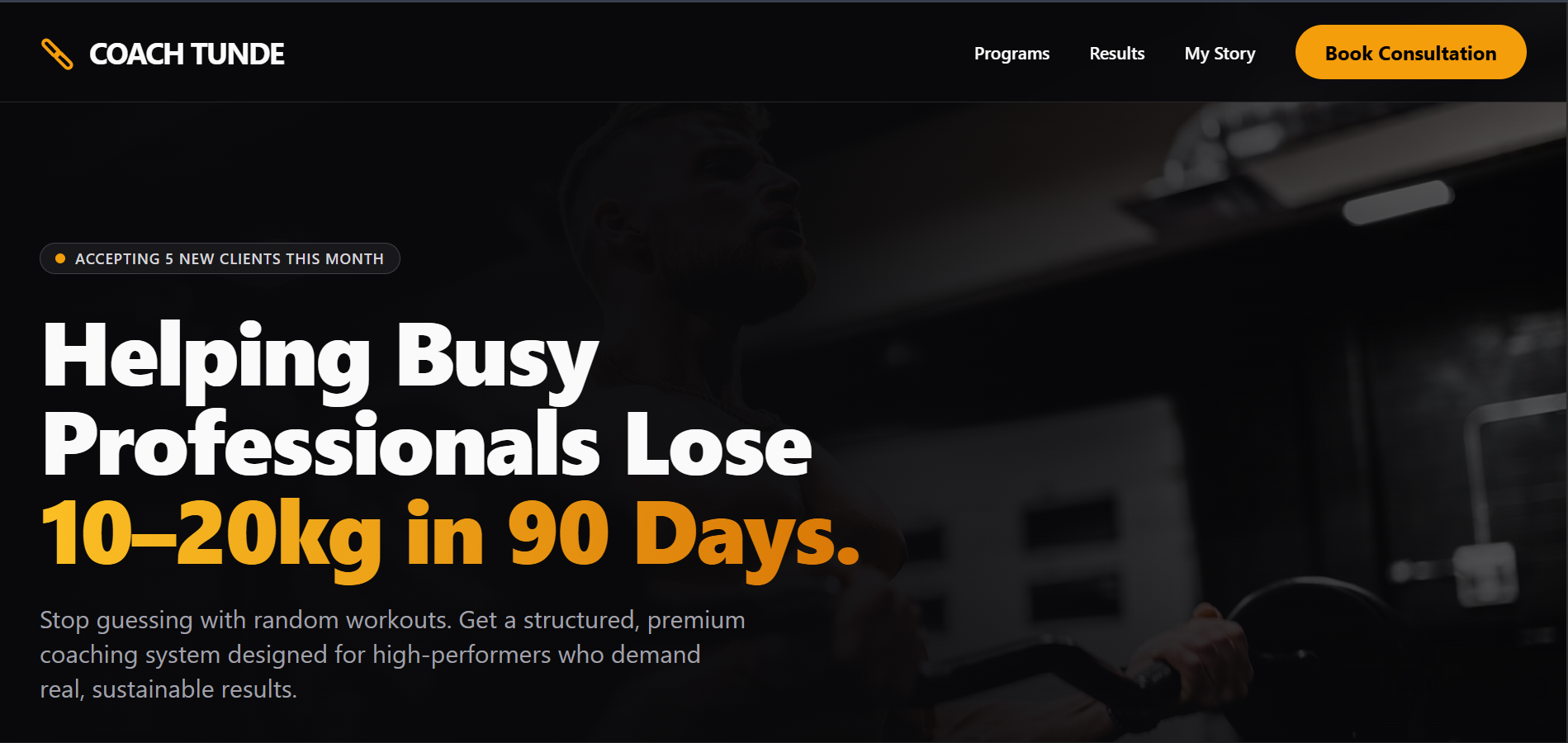 Coach Tunde project preview